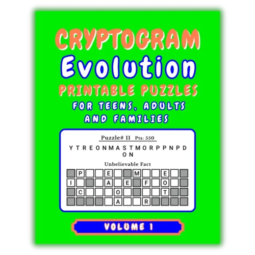 Cryptogram Evolution Digital Puzzles Vol 1