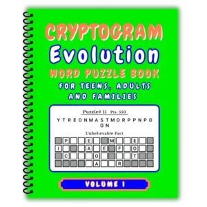 Cryptogram Evolution Puzzle Book Vol 1