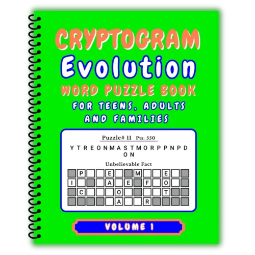 Cryptogram Evolution Puzzle Book Vol 1