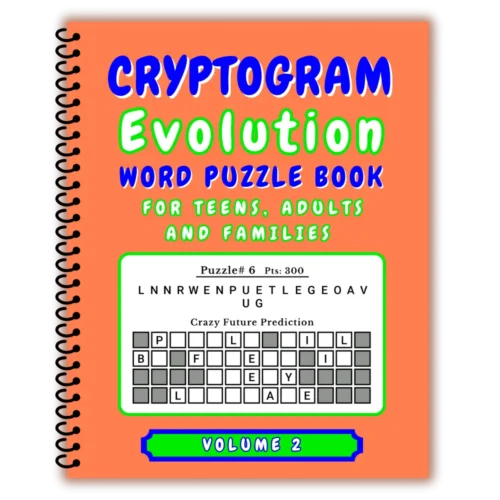 Cryptogram Evolution Puzzle Book Vol 2